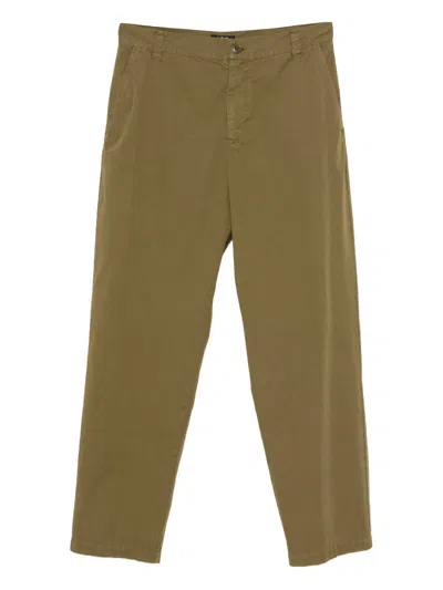 Apc Lawrence Chino With Belt Loops And Pockets In Green
