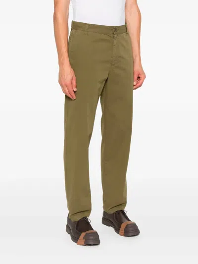 Apc Lawrence Chino With Belt Loops And Pockets In Green