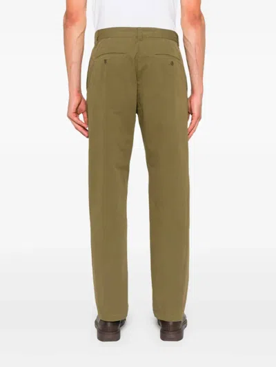 Apc Lawrence Chino With Belt Loops And Pockets In Green