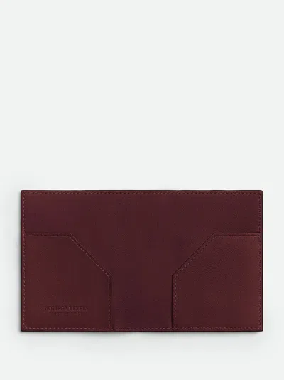 Bottega Veneta Intrecciato Bill Wallet In Brown