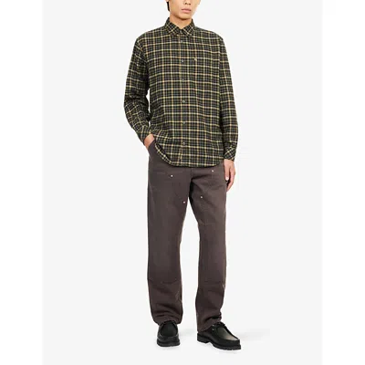 Carhartt Widmark Long-sleeved Shirt In Black