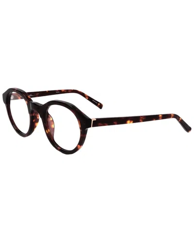 3.1 Phillip Lim Phillip Lim By Linda Farrow Unisex Pl47 48mm Optical Frames In Brown