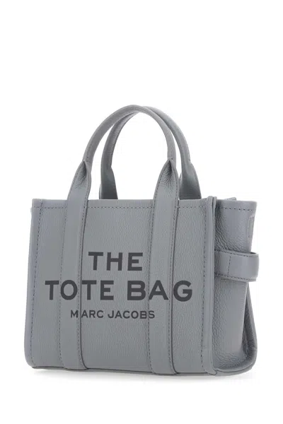 Marc Jacobs Grey Leather Mini The Tote Bag Handbag