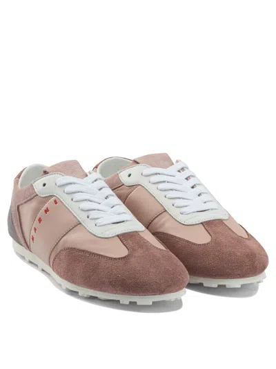 Marni Leather Sneaker In Multi