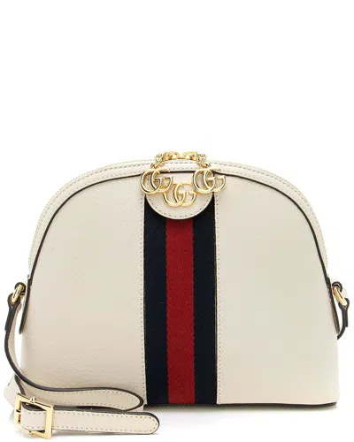 Gucci Ophidia Small Shoulder Bag In White