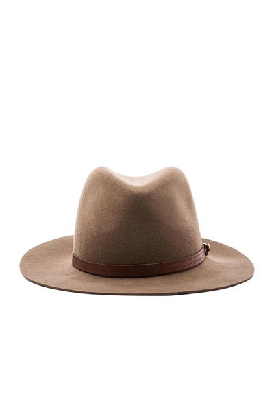 Shop Rag & Bone Floppy Brim Fedora In Brown