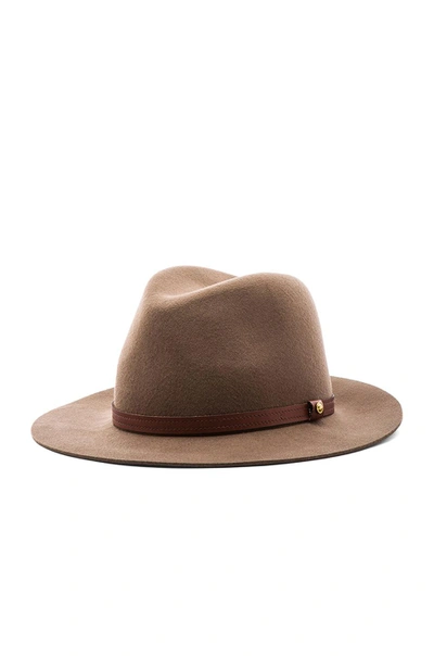 Shop Rag & Bone Floppy Brim Fedora In Brown