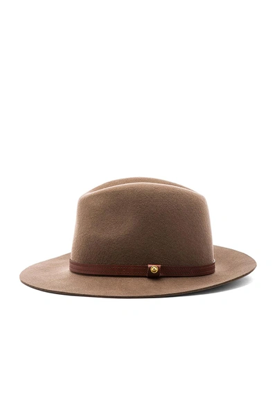 Shop Rag & Bone Floppy Brim Fedora In Brown