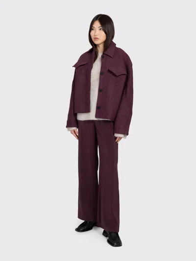 Minimum Rosies Wide-leg Trousers In Brown