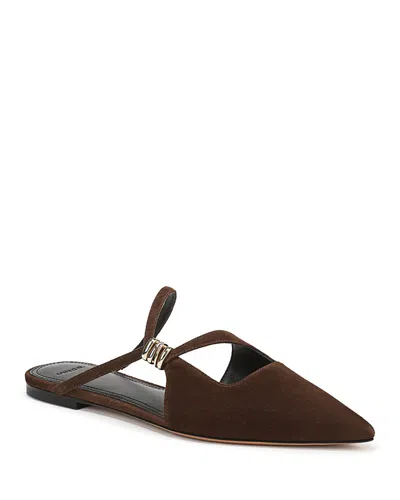 Vince Women's Gilia Pointed Flats In Brown