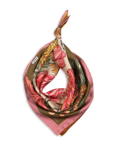 Echo The Seasons Fall Series Silk Bandana In Multi
