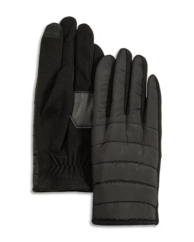 Echo Quilted Tech Gloves In Black