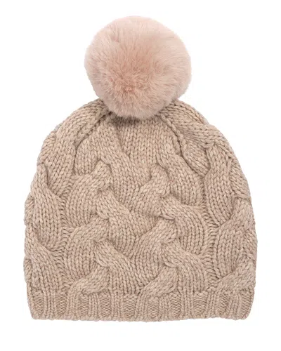 Echo Park Cable Beanie In Neutral