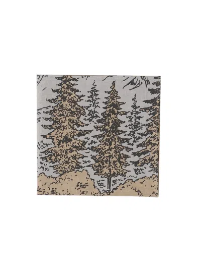 And Wander Logo Scarf In Gray