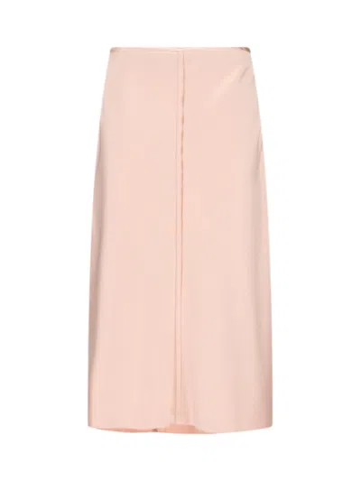 Ami Alexandre Mattiussi Midi And Knee Length Skirt Design In Pink