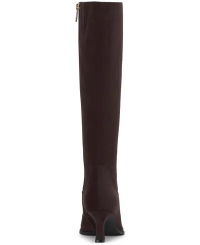 Inc International Concepts Women's Bryana Wide-calf Dress Boots, Macy's Exclusive In Brown