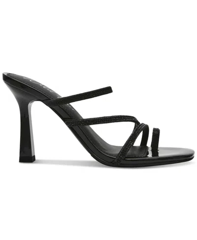 Wild Pair Lenore Embellished Sandals, Created For Macy's In Black