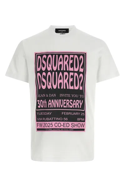Dsquared2 Fashion Show Graphic Print T-shirt In White