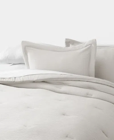 Ienjoy Home Cloud Weave Gauze 3-pc. Comforter Set, Twin/twin Xl In Sand