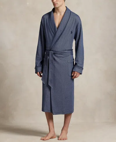 Polo Ralph Lauren Men's Jacquard-knit Herringbone Robe In Multi