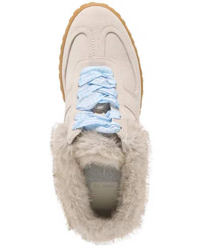 Dolce Vita Women's Izzey Plush Cozy Retro Slides Sneakers In Brown