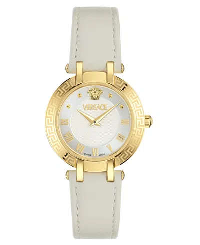 Versace Greca-bezel 34mm In Gold
