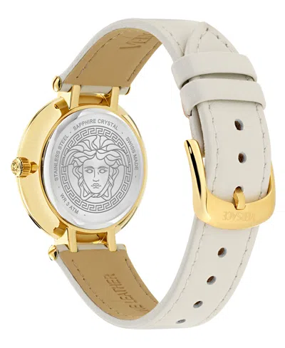 Versace Greca-bezel 34mm In Gold