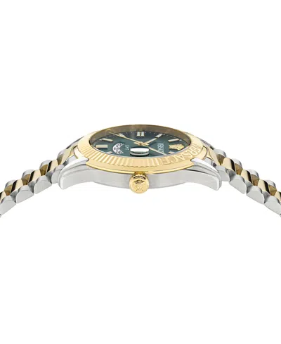 Versace Greca Gmt 41mm In Metallic
