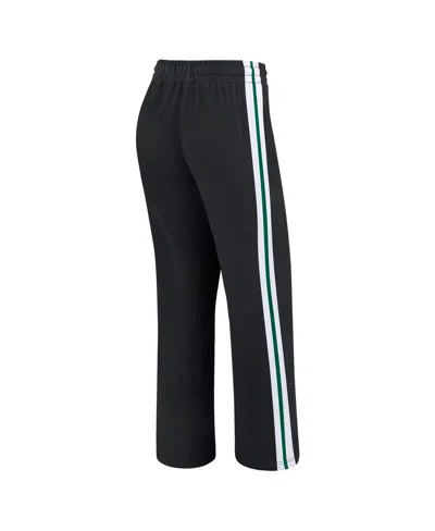 Wear By Erin Andrews Women's Black Washington Commanders Color-block Straight Leg Pants In Black