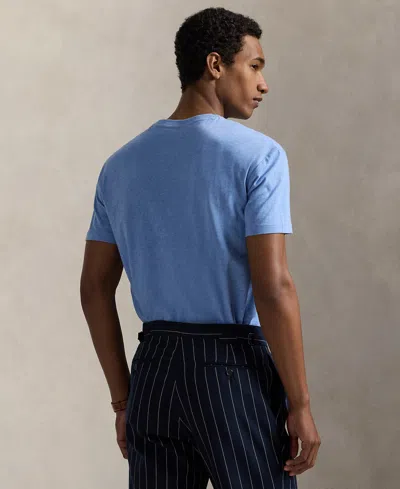 Polo Ralph Lauren Men's Classic-fit V Neck T-shirt In Purple