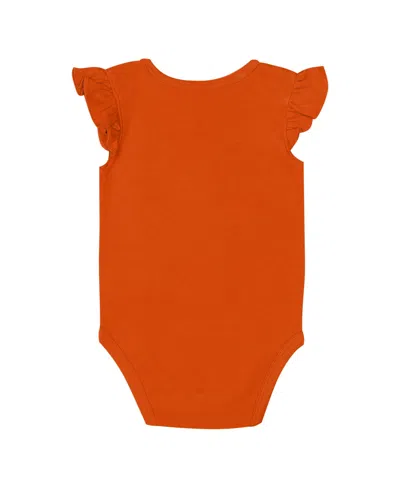 Outerstuff Baby Girls 2-piece Cleveland Browns The Sunshine Bodysuit Set In Multi