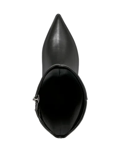 Marc Fisher Womens Gradia Pointy Toe Tall Boots Regular Wide Calf In Black