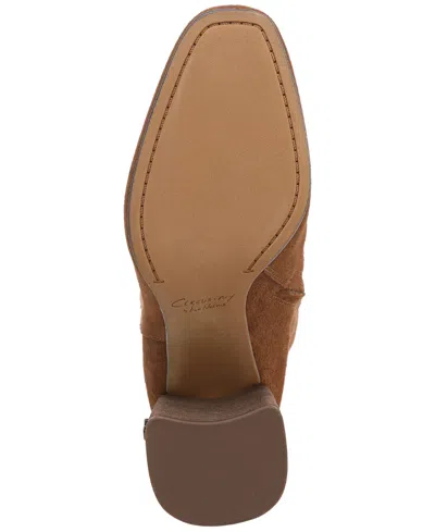 Circus Ny By Sam Edelman Womens Billie Block Heels Regular Wide Calf In Brown