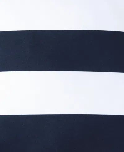 Nautica Sailor Stripe Printed Square Decorative Pillow, 18" X 18" In Blue