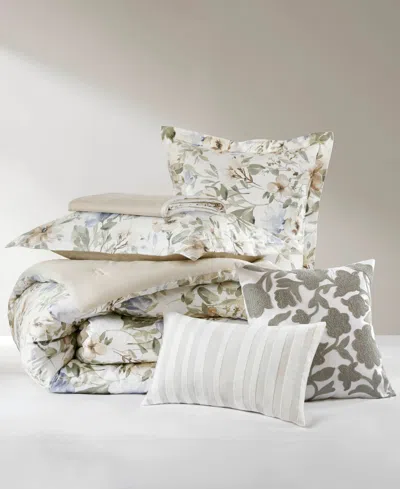 Harbor House Herbal Print Oversized 6 Pc. Comforter Set In Multi