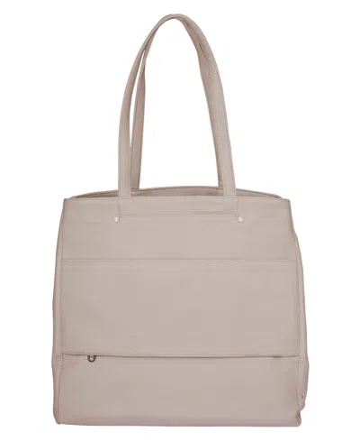 Kenneth Cole Reaction Marley 16" Laptop Tote With Removable Laptop Sleeve In Brown