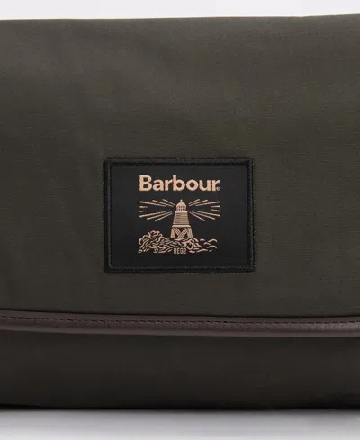 Barbour Wax Hanging Washbag Bags In Green