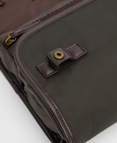 Barbour Wax Hanging Washbag Bags In Green