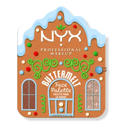 Nyx Professional Makeup Buttermelt Face Palette In Multi