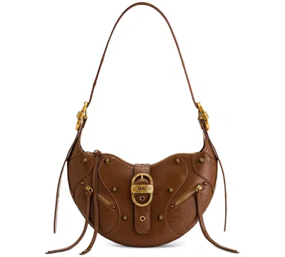 Jw Pei Tessa Crushed Small Shoulder Bag In Brown