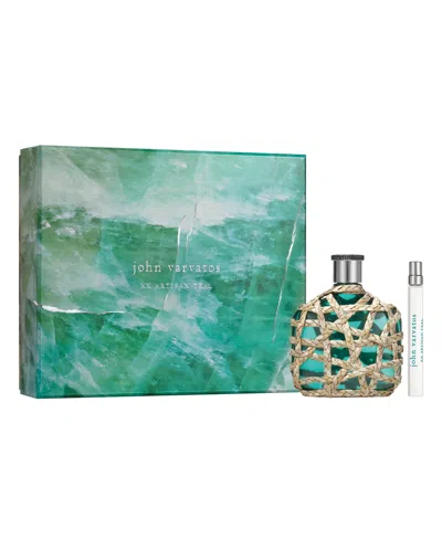 John Varvatos Xx Artisan Teal Eau De Toilette Gift Set In Transparent