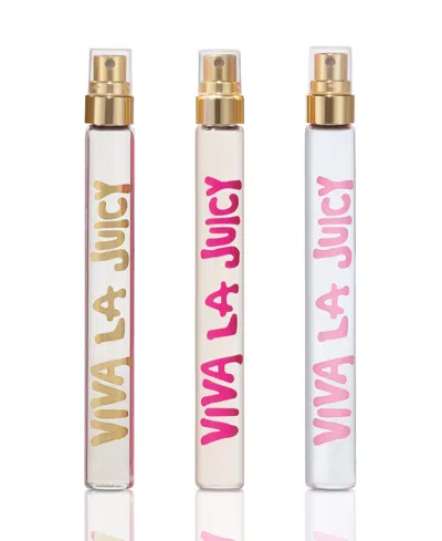 Juicy Couture Viva La Juicy 3 Piece Travel Coffret Holiday Gift Set In Multi