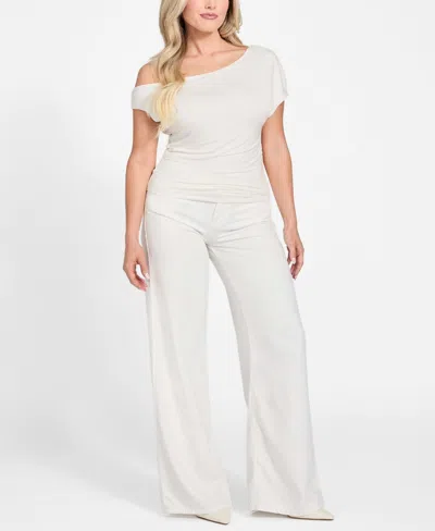 Guess Women's Miraya Off-the-shoulder Top In Neutral