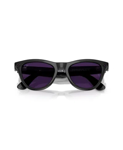 Ray Ban Ray-ban Meta Skyler (gen 2) Cat Eye Ai Glasses, 52mm In Black