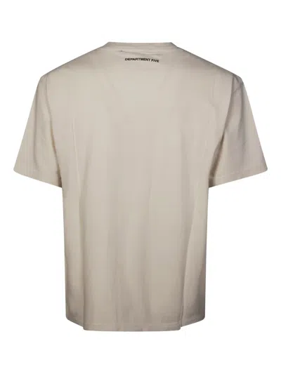 Department Five Pocket Logo T-shirt In Neutral