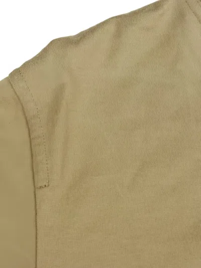 Pre-owned Hermes 2000s Chaine D'ancre Crew-neck Embroidered T-shirt Dress In Green