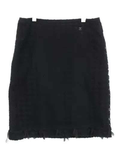 Pre-owned Chanel 1986-1988 Single-breasted Suit In Black