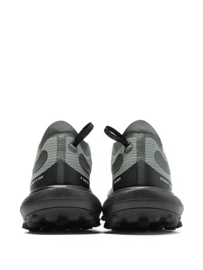 Satisfy The Rocker Mesh Sneakers With Textured Sole And Subtle Branding In Gray