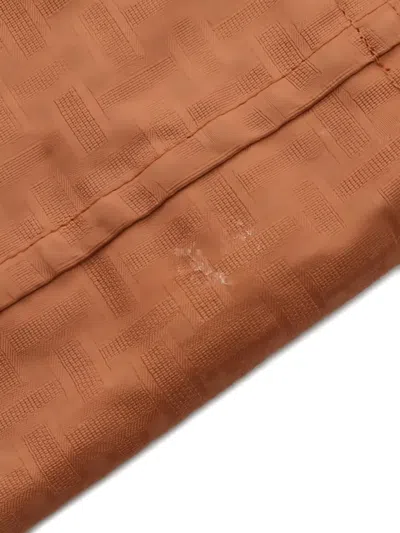 Pre-owned Hermes 2000s Cotton Short Dress In Orange