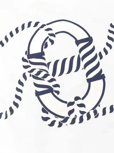 Pre-owned Hermes 2010s Kanoe Short-sleeve T-shirt In White